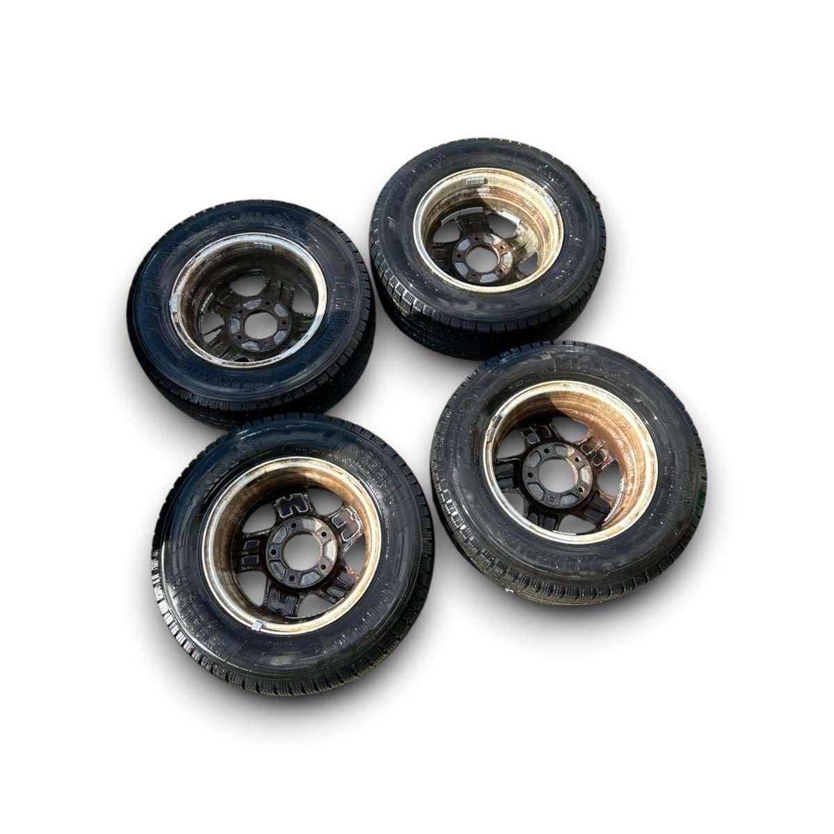 Set cerchi in lega kia sportage JA (1993 > 2002) (215/70 r15) - F&P CRASH SRLS - Ricambi Usati