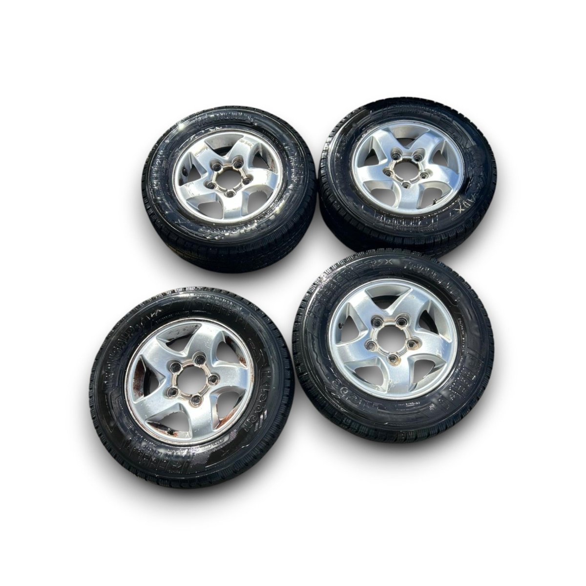Set cerchi in lega kia sportage JA (1993 > 2002) (215/70 r15) - F&P CRASH SRLS - Ricambi Usati