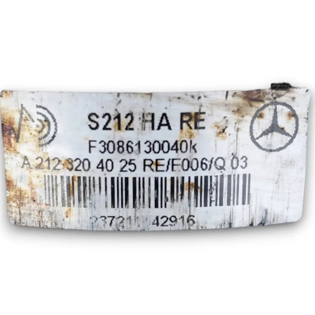 Soffietto pneumatico destro posteriore Mercedes-Benz Classe E dal 2009 cod. A2123204025 - F&P CRASH SRL - Ricambi Usati