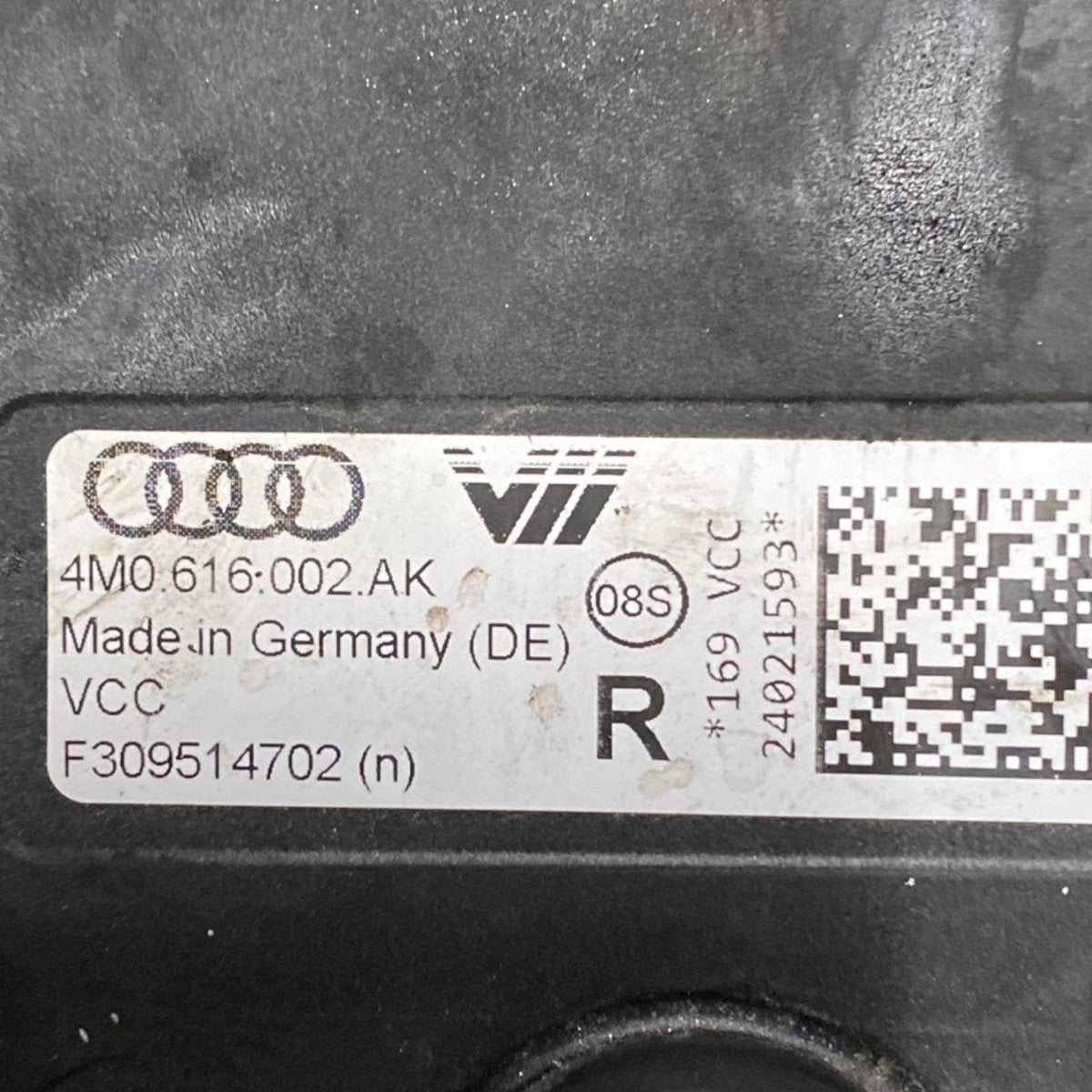 Bellows suspension / air springs right rear shock absorber (dx) Audi Q8 (2018 - 2023) Code: 4m0616002ak - F&P CRASH SRL - Used Parts