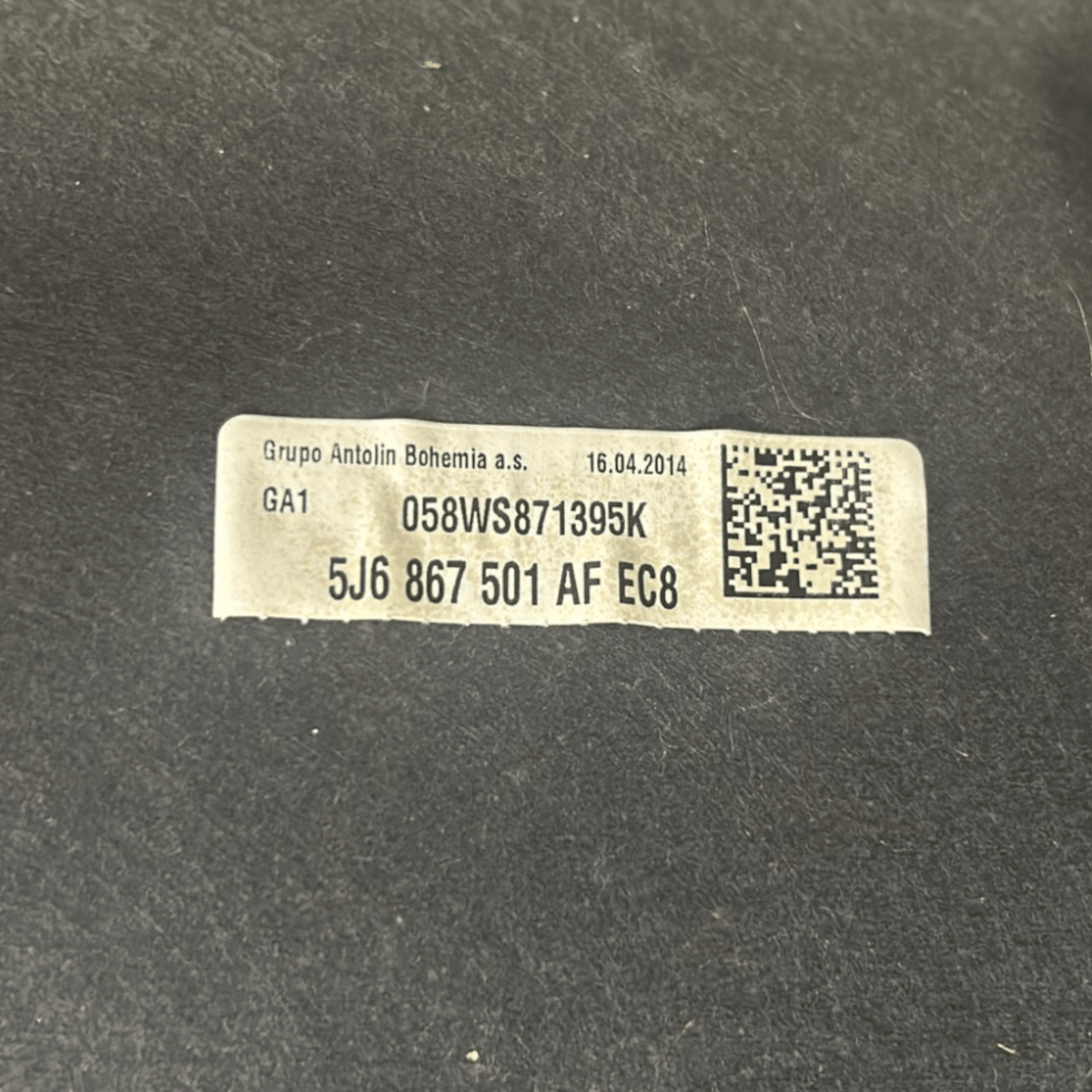 Sotto Tetto / Cielo Skoda Fabia II (2007 > 2014) cod:5J6867501AFEC8 - F&P CRASH SRLS - Ricambi Usati