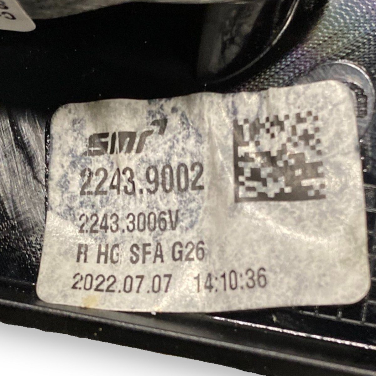 Specchietto / specchio destro (dx) bmw serie 4 gran coupé g26 (2020 - ) Cod: 22439002 - F&P CRASH SRLS - Ricambi Usati