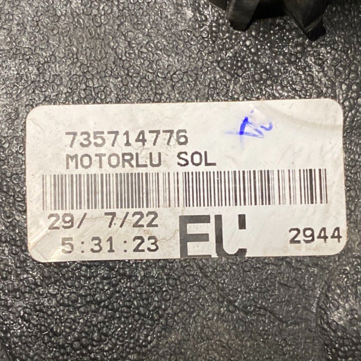 Specchietto / specchio retrovisore sinistro (sx) fiat fiorino ii Cod: 735714776 (2007 - 2015) - F&P CRASH SRLS - Ricambi Usati