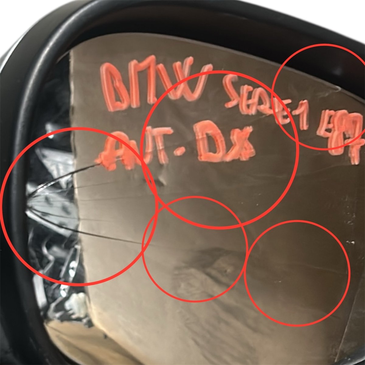 Right front mirror / small mirror bmw series 1 e87 code . 51337129648 (2004 > 2013) - F&P CRASH SRL - Used Parts