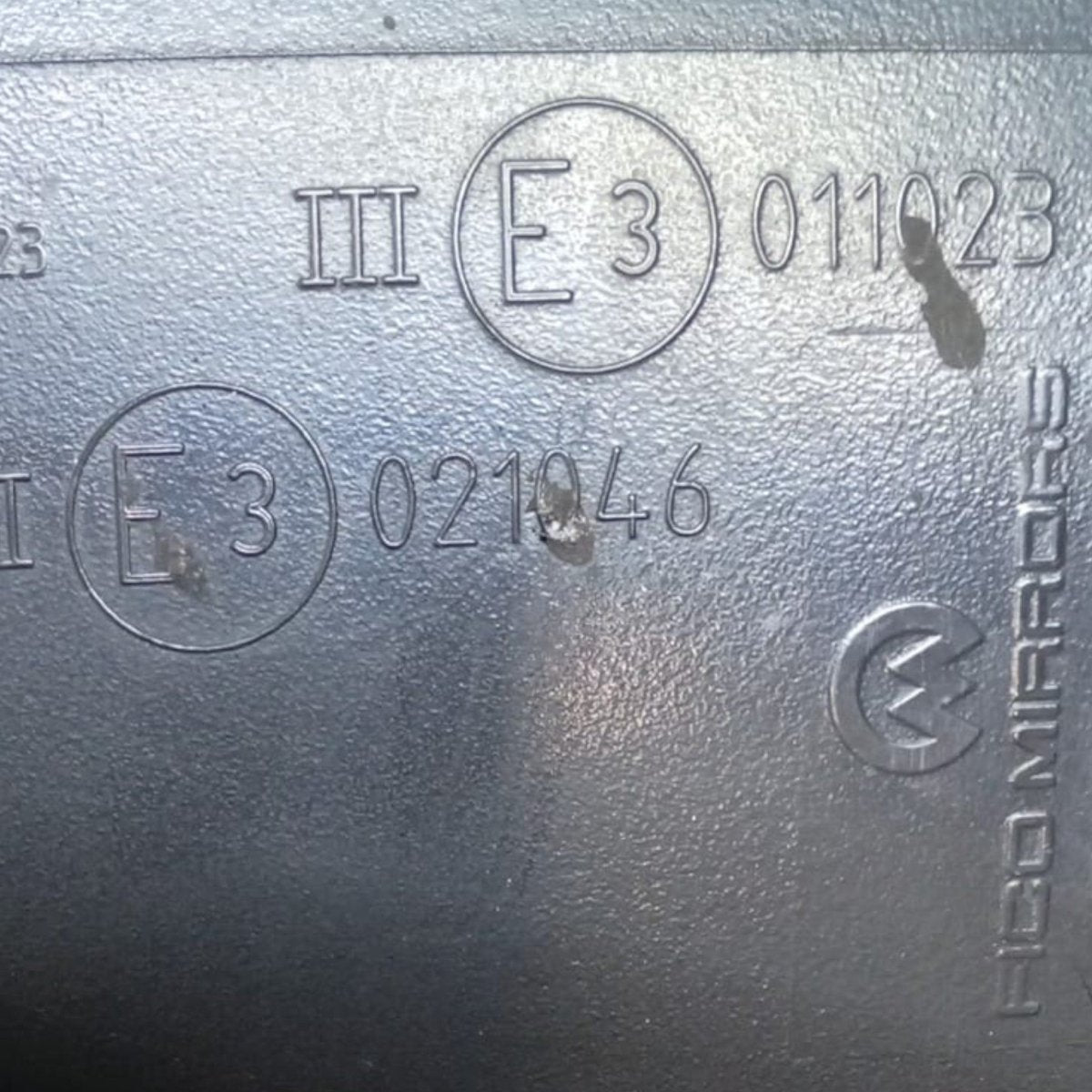Left front mirror / small mirror Fiat 500 code . e3021046 (2007 > 2025) - F&P CRASH SRL - Used Parts