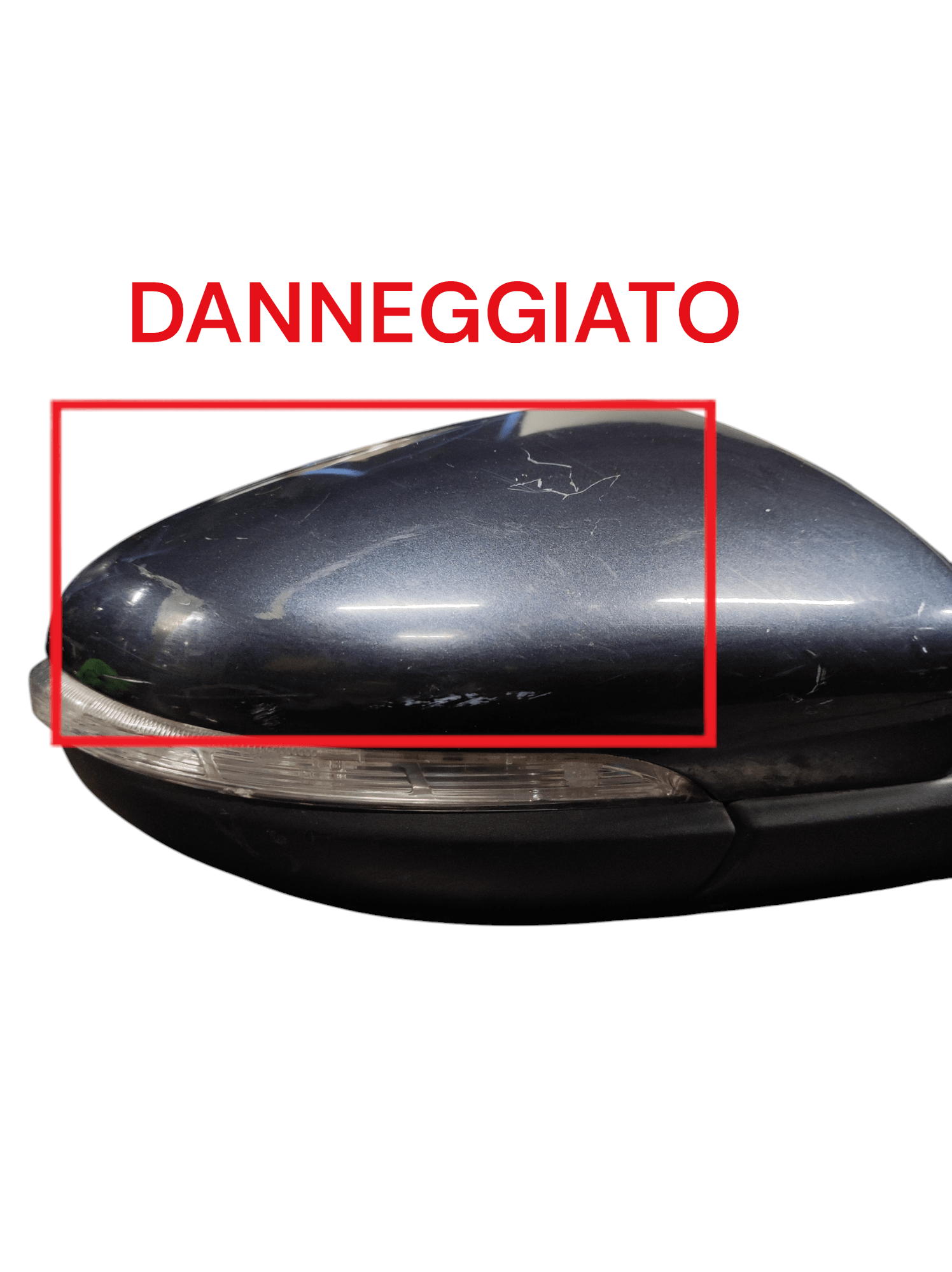Specchio / Specchietto Destro Volkswagen Golf VI COD: 5K0857934B (2008 - 2012) - F&P CRASH SRLS - Ricambi Usati