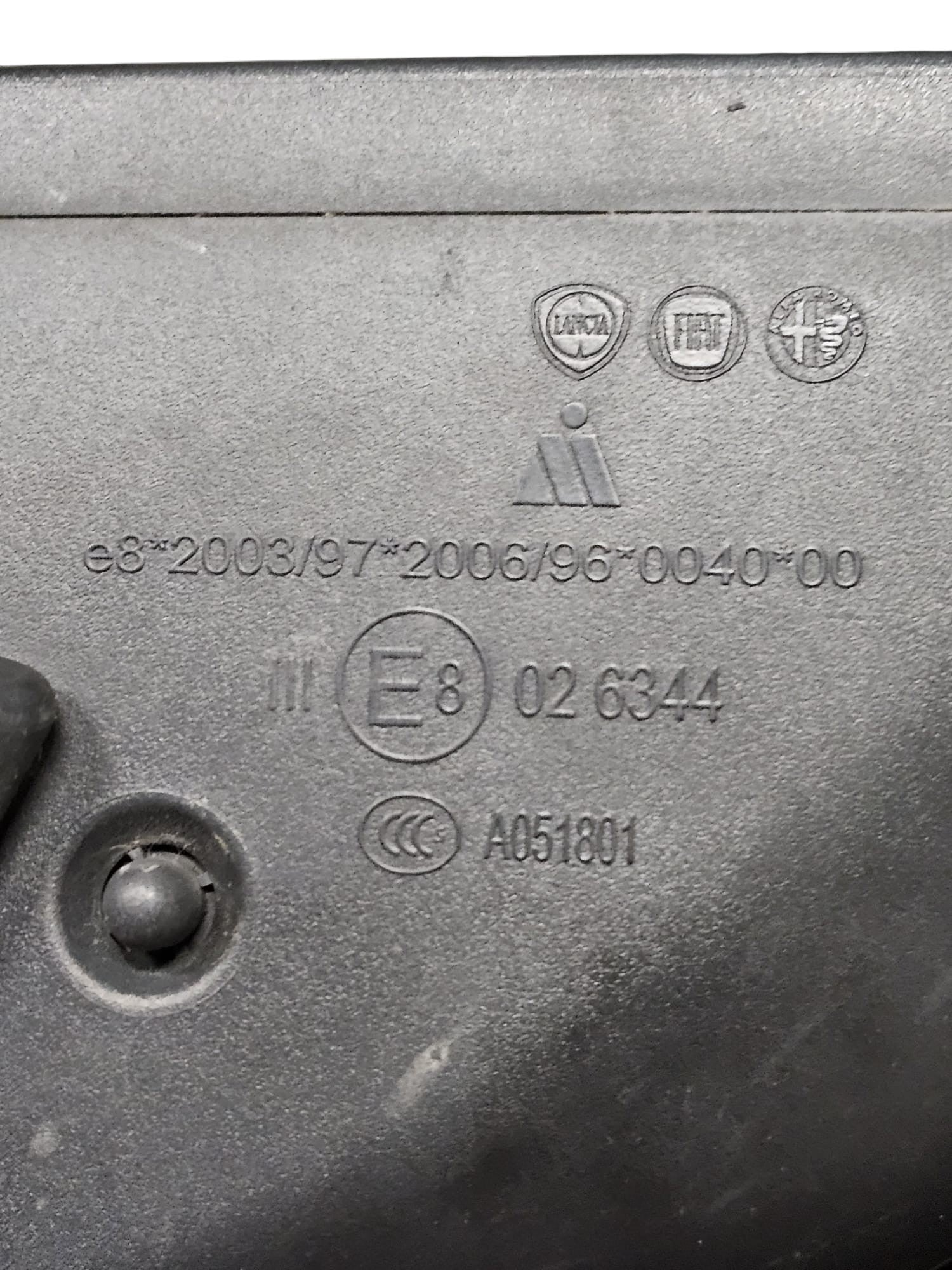 Specchio / Specchietto Elettrico Destro Fiat 500L 7 Pin Cod:E8026344 (2012 - 2022) - F&P CRASH SRLS - Ricambi Usati