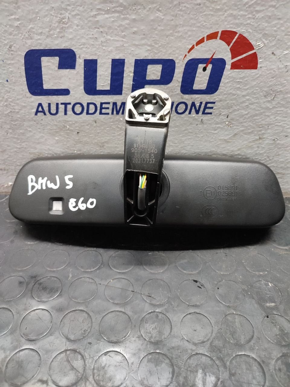 Specchio / Specchietto Retrovisore Bmw 5 (E60) Cod:905 - 1540 - F&P CRASH SRLS - Ricambi Usati