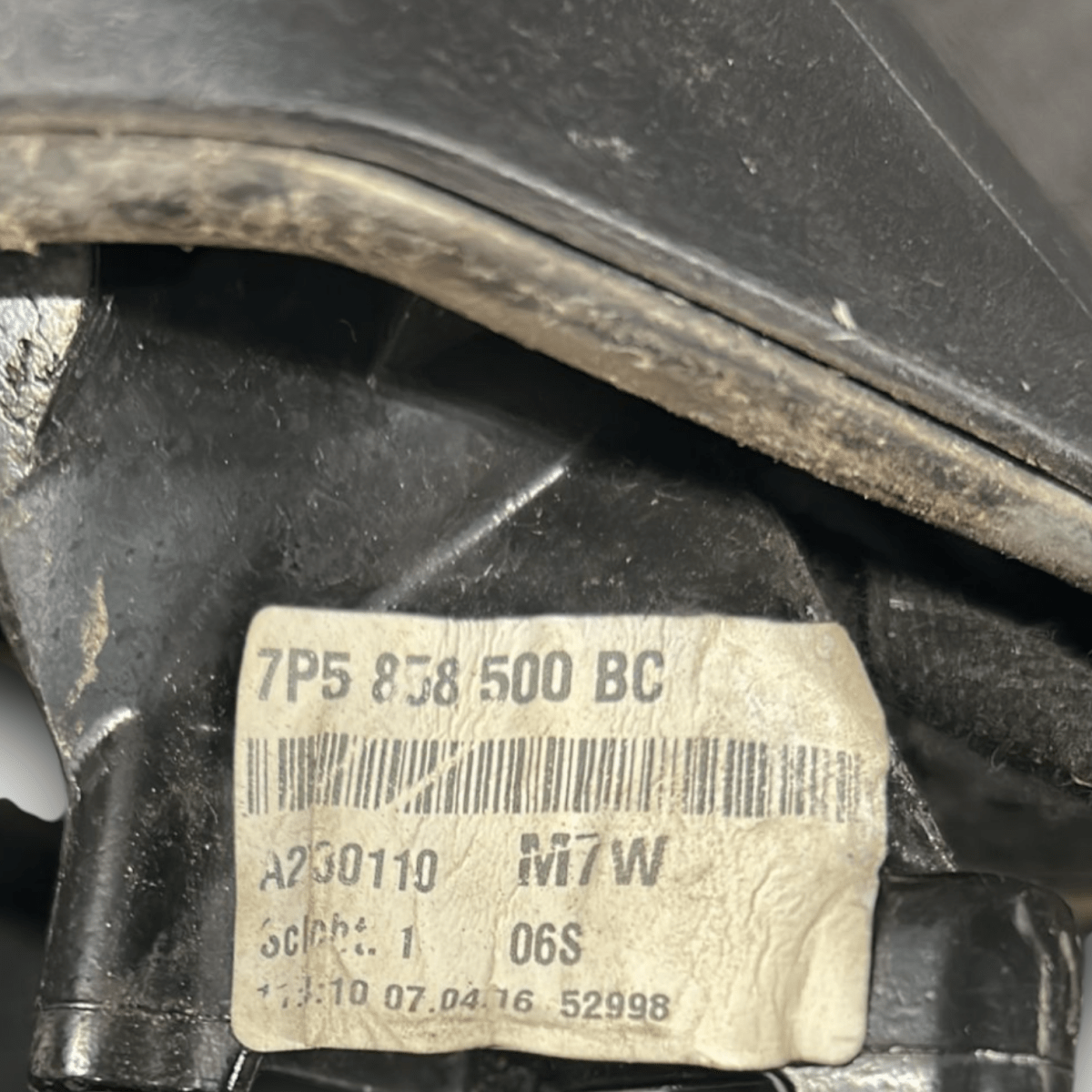 Specchio / specchietto retrovisore destro 15 pin porsche cayenne 92a cod:7P5858500BC (2010 > 2017) - F&P CRASH SRLS - Ricambi Usati