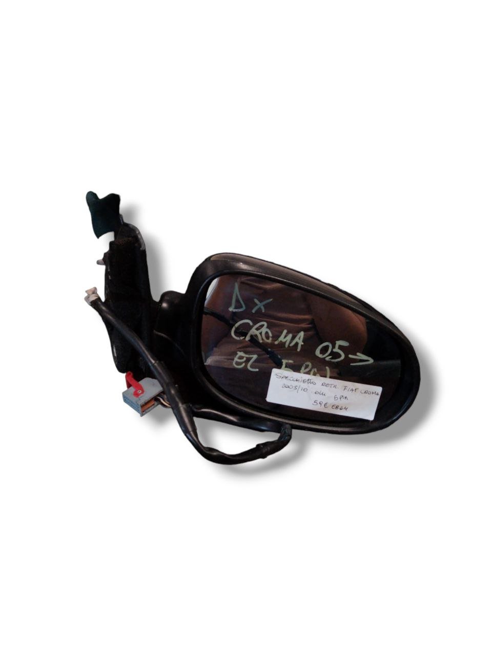 Specchio /Specchietto Retrovisore Destro 5 Pin Fiat Croma (2005 - 2010) cod.011020 - F&P CRASH SRLS - Ricambi Usati