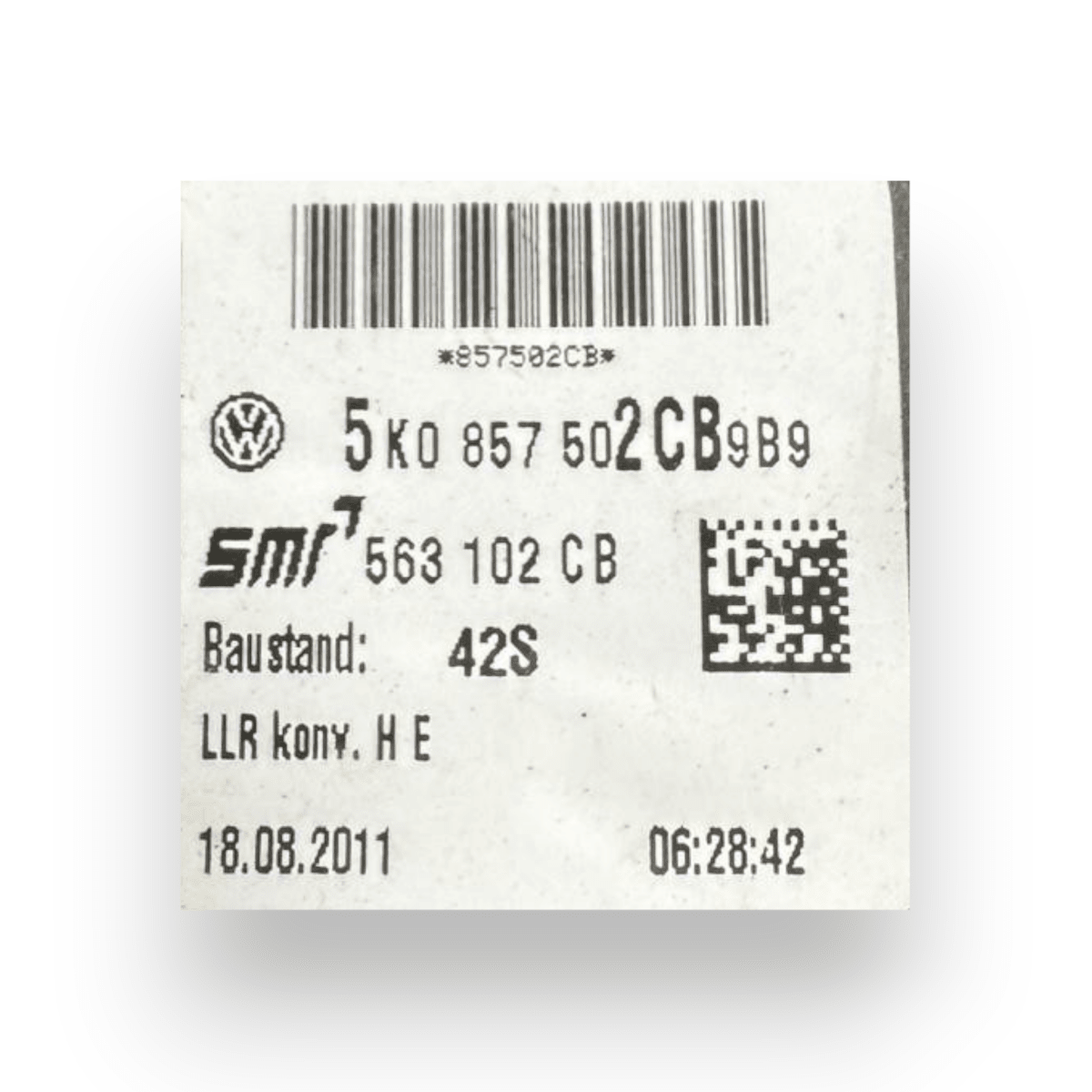 Specchio / specchietto retrovisore destro (dx) Volkswagen Golf VI cod.5K0857502CB (2008 - 2012) - F&P CRASH SRL - Ricambi Usati
