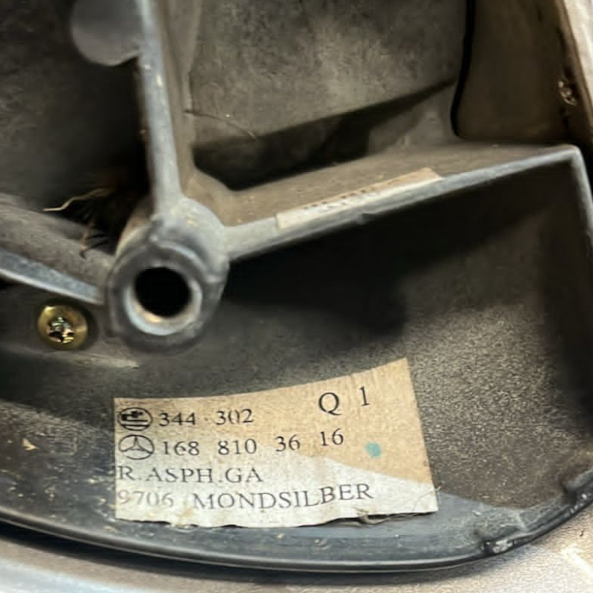 Specchio / Specchietto Retrovisore Destro Mercedes Benz Classe A (W168) cod:A1688103616 (1997 > 2004) - F&P CRASH SRLS - Ricambi Usati
