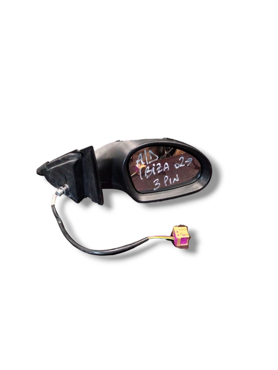 Specchio / Specchietto retrovisore esterno destro 3pin. Seat Ibiza 6L (2002 - 2009) Cod.014142 - F&P CRASH SRLS - Ricambi Usati