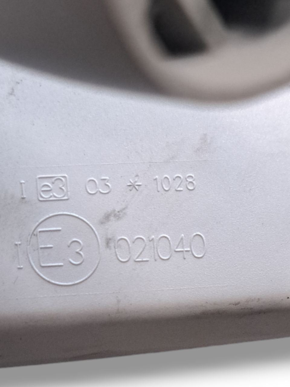 Fiat Panda 312 (2012>) internal rearview mirror COD:021040 - F&P CRASH SRLS - Used Spare Parts