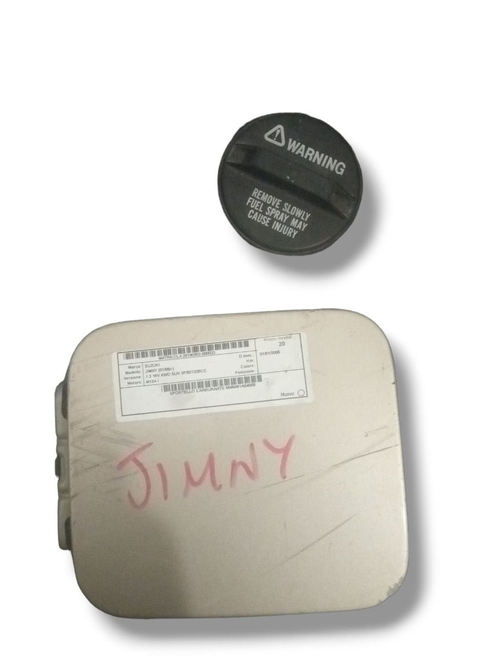 Fuel tank flap Suzuki Jimny 1.3 Gasoline (2004) code: 6595081A04000 - F&P CRASH SRLS - Used Parts