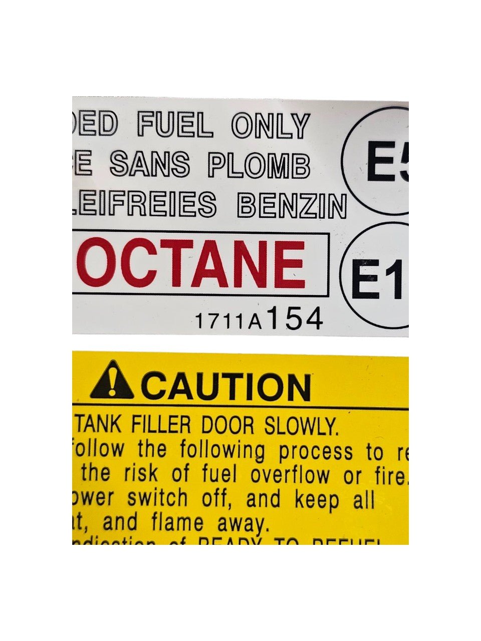 Sportello / Tappo Carburante Mitsubishi Eclipse Cross Cod:1711A154 (2017 - >) - F&P CRASH SRLS - Ricambi Usati