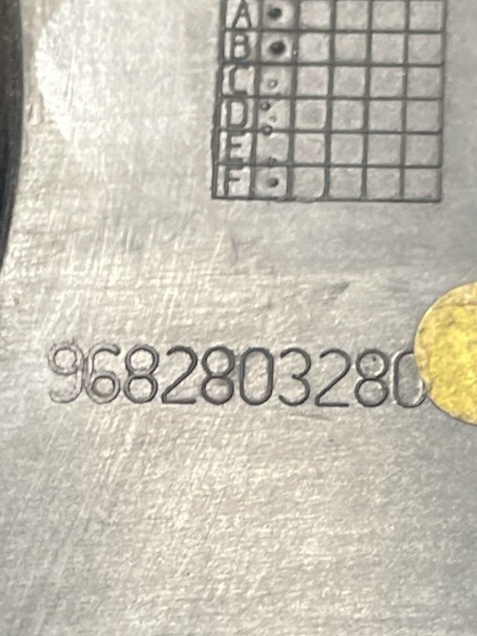 Sportello/Tappo Serbatoio Peugeot 3008 (2009 - 2016) cod:9682803280 - F&P CRASH SRLS - Ricambi Usati