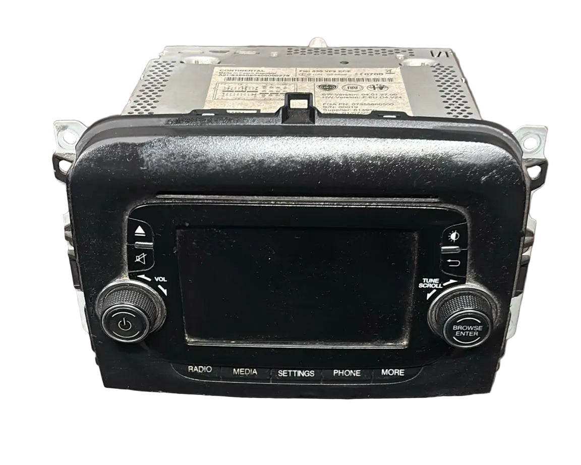 Stereo / autoradio fiat 500l cod:07355860500 (2012 - 2022) - F&P CRASH SRL - Ricambi Usati