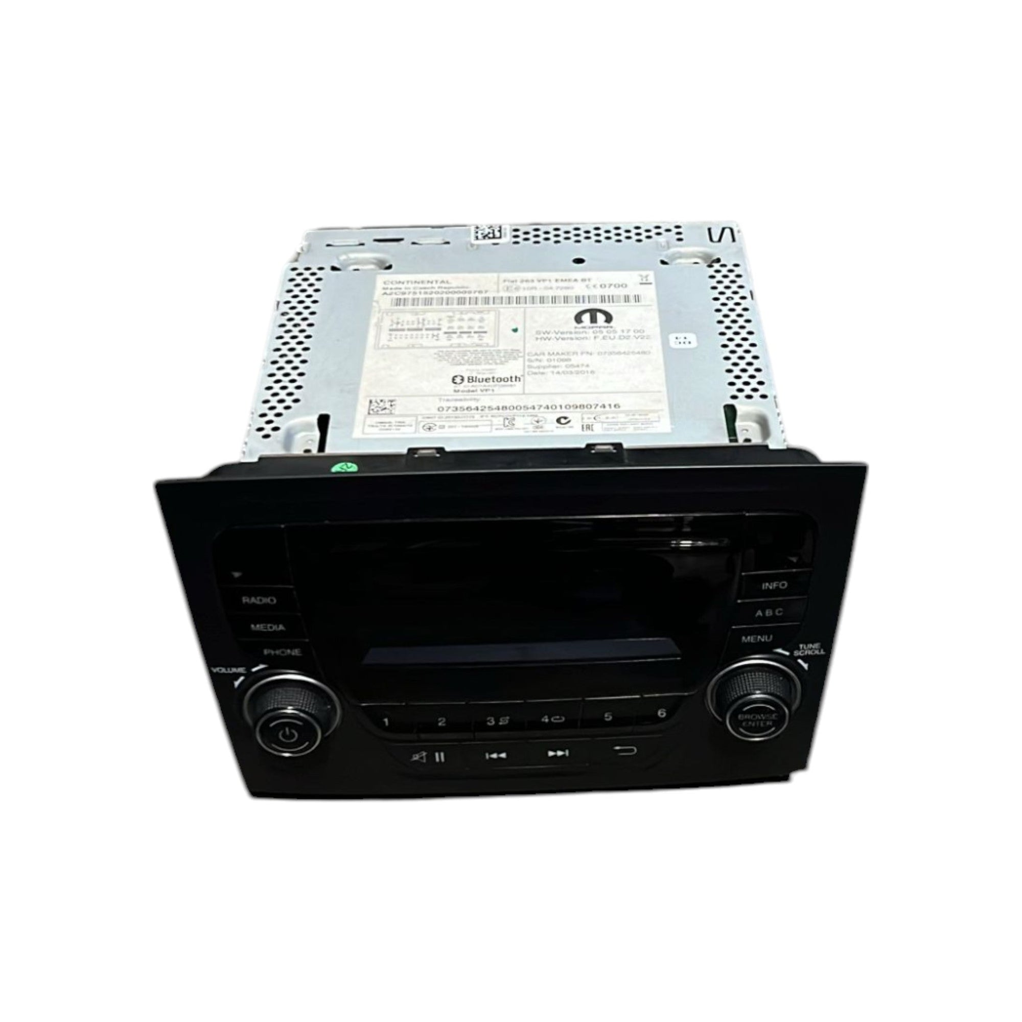 Stereo / Autoradio Fiat Doblò II cod:A2C81465001 (2009 >2022) - F&P CRASH SRLS - Ricambi Usati