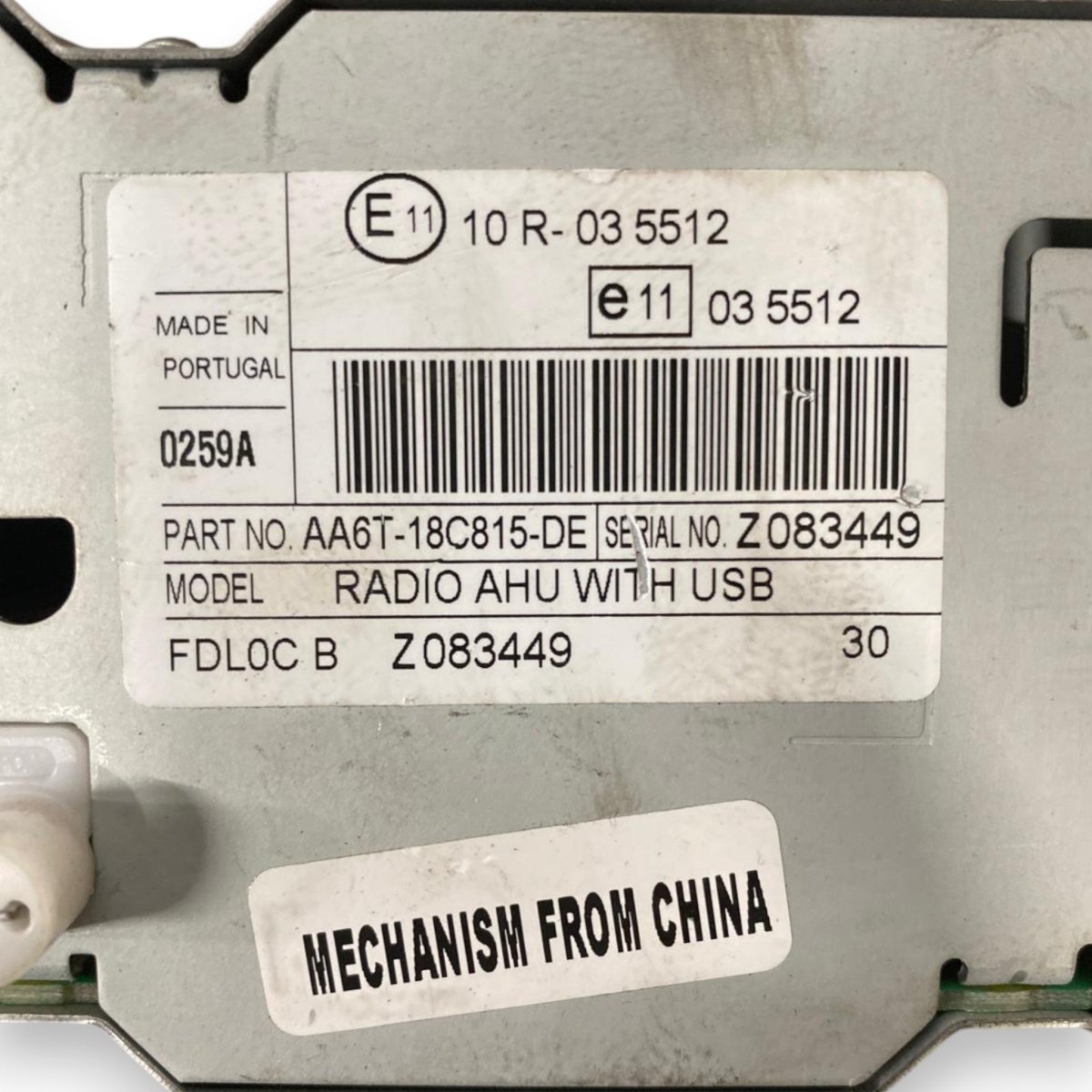 Stereo / autoradio Ford Fiesta VI (2008 - 2017) Cod: E1110R - 035512 - F&P CRASH SRLS - Ricambi Usati