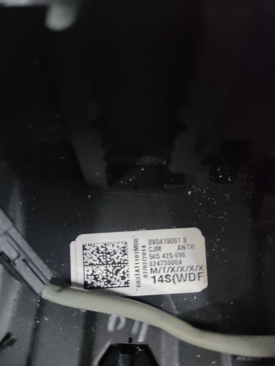 Sterzo volante Audi A3 1.6 tdi ( 8v1 - 2016 ) 1.6 tdi cod 8v0419091 ( con palette cambio ) - F&P CRASH SRLS - Ricambi Usati