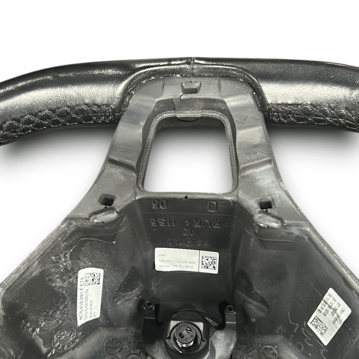 Steering / Leather Steering Wheel Volkswagen Polo V (6R) code 6C0419091F (2009 > 2017) - F&P CRASH SRLS - Used Parts