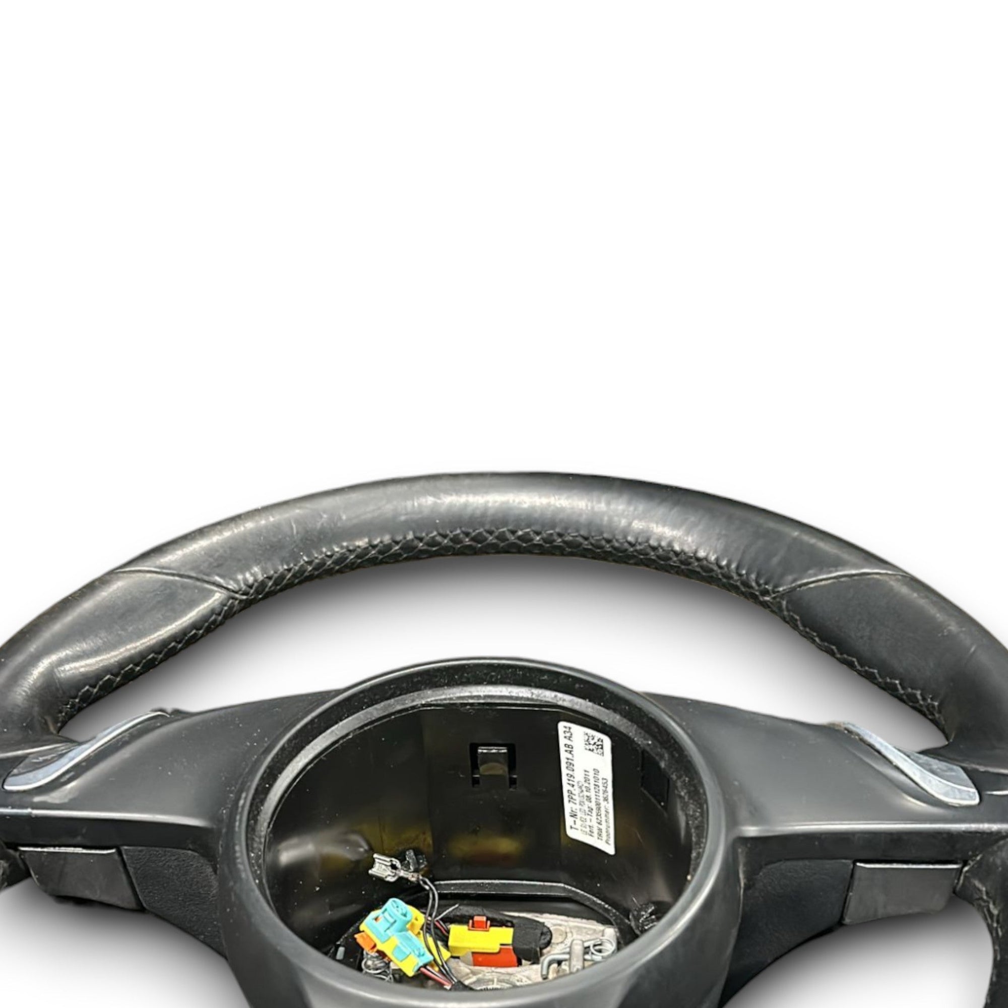 Sterzo / Volante Porsche Cayenne cod:7PP419091AB (2010 > 2017) - F&P CRASH SRLS - Ricambi Usati