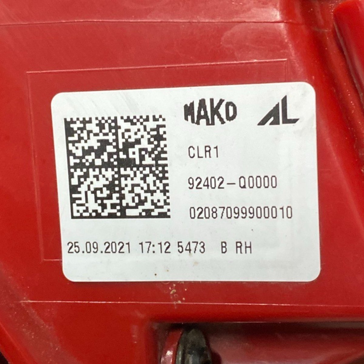 Stop / halogen rear light right (dx) Hyundai i20 bc3 (2020 - ) Code: 92402 - q0000 - F&P CRASH SRLS - Used Spare Parts