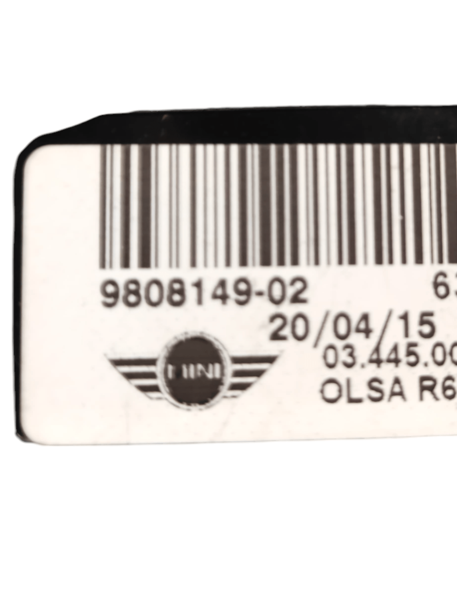 Stop / Fanale Alogeno Posteriore Sinistro MINI Cooper 2 Serie COD: 9808149 (2001>) - F&P CRASH SRLS - Ricambi Usati