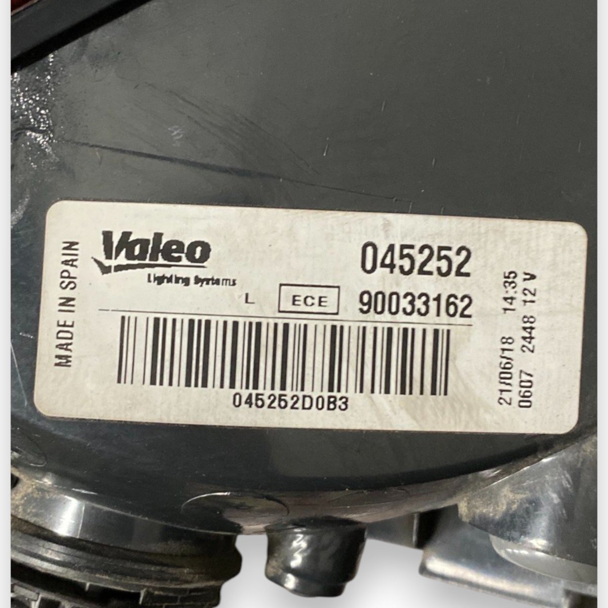 Stop / halogen rear light left (sx) ford tourneo connect (2013 - 2021) Code: 90033162 - F&P CRASH SRLS - Used Parts