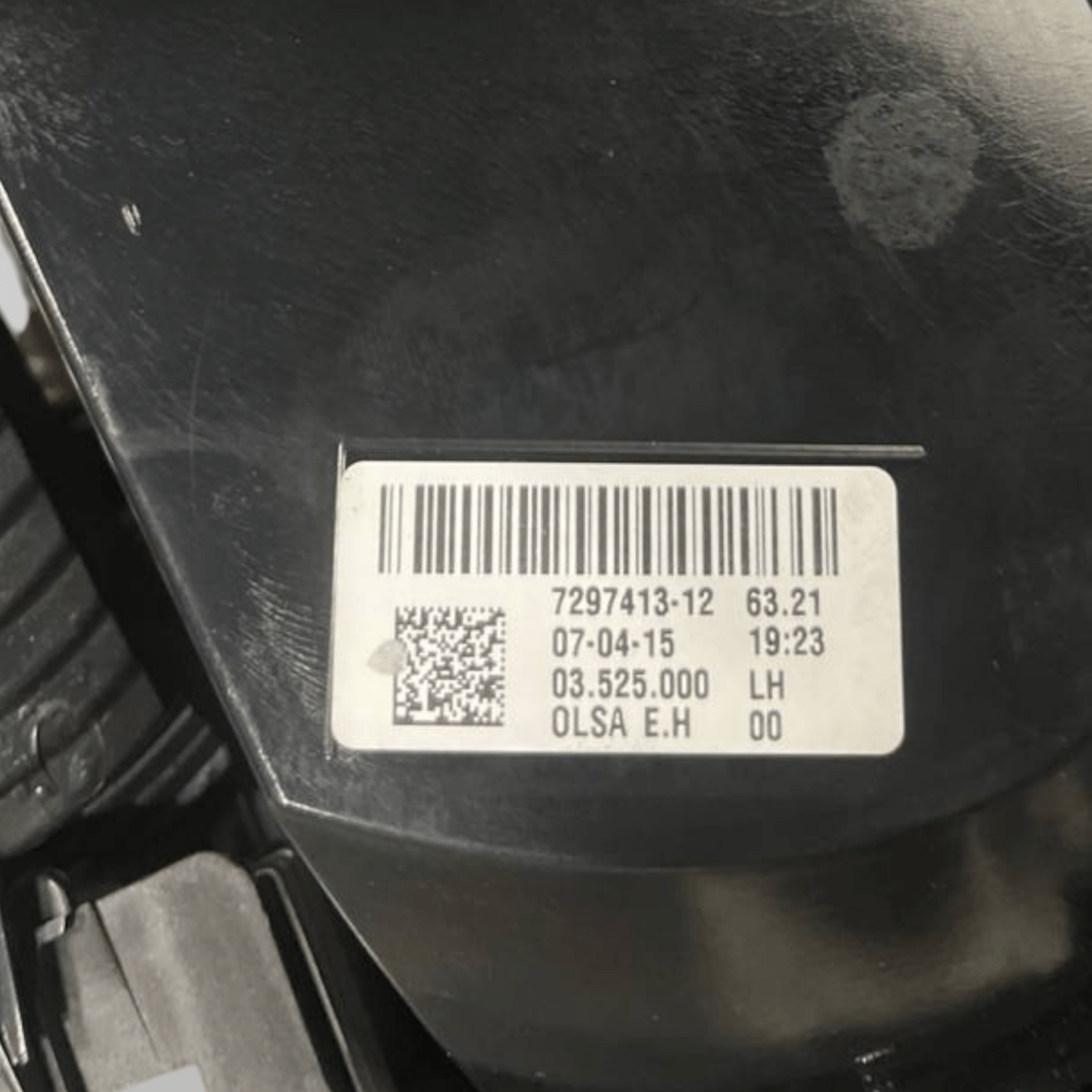 Stop / Halogen Tail Light left (sx) Mini Cooper F55 3 Door (2014 to 2022) code: 7297413 - 12 - F&P CRASH SRLS - Used Parts