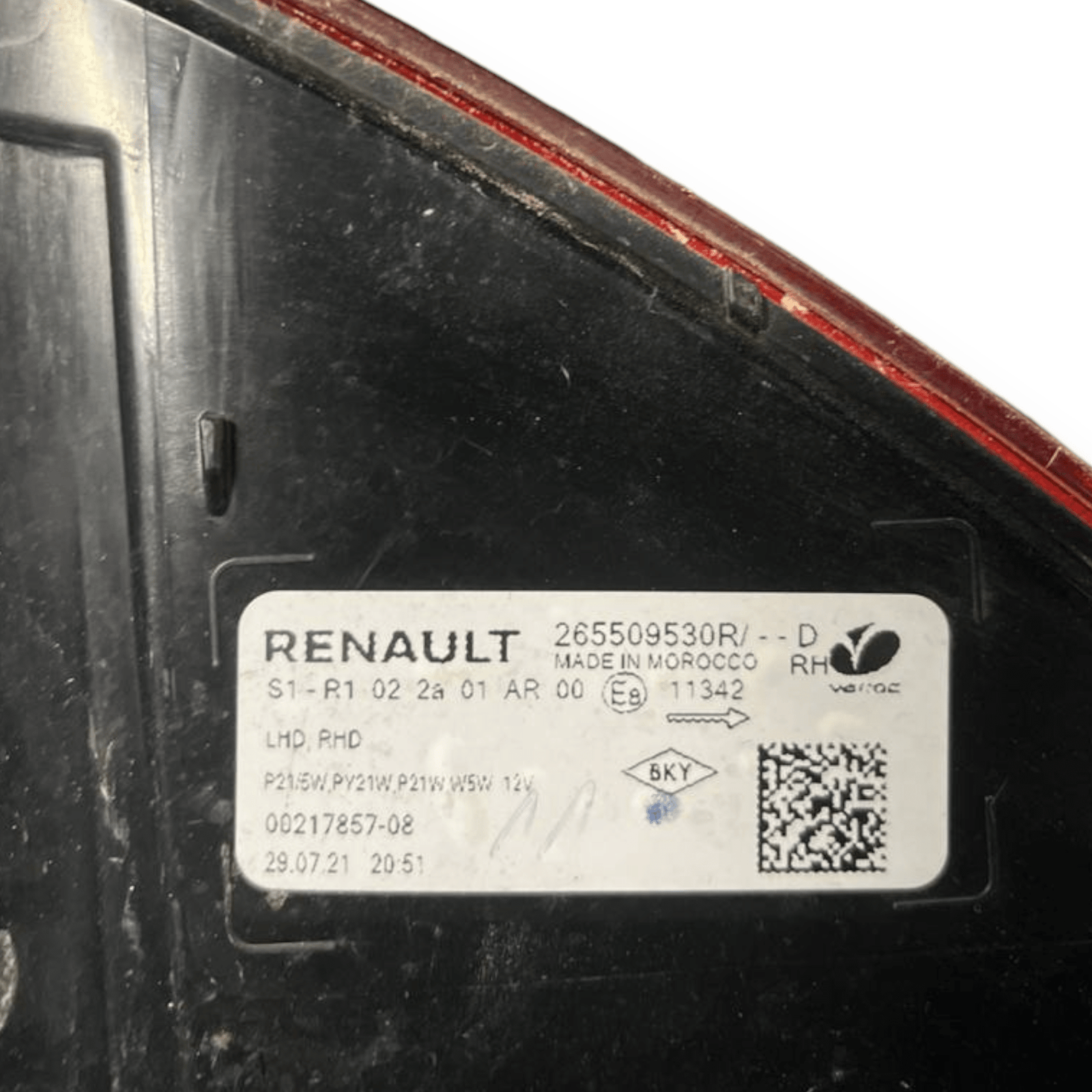 Stop / Right External Light Dacia Sandero Stepway (2020>) code: 265509530R - F&P CRASH SRLS - Used Spare Parts