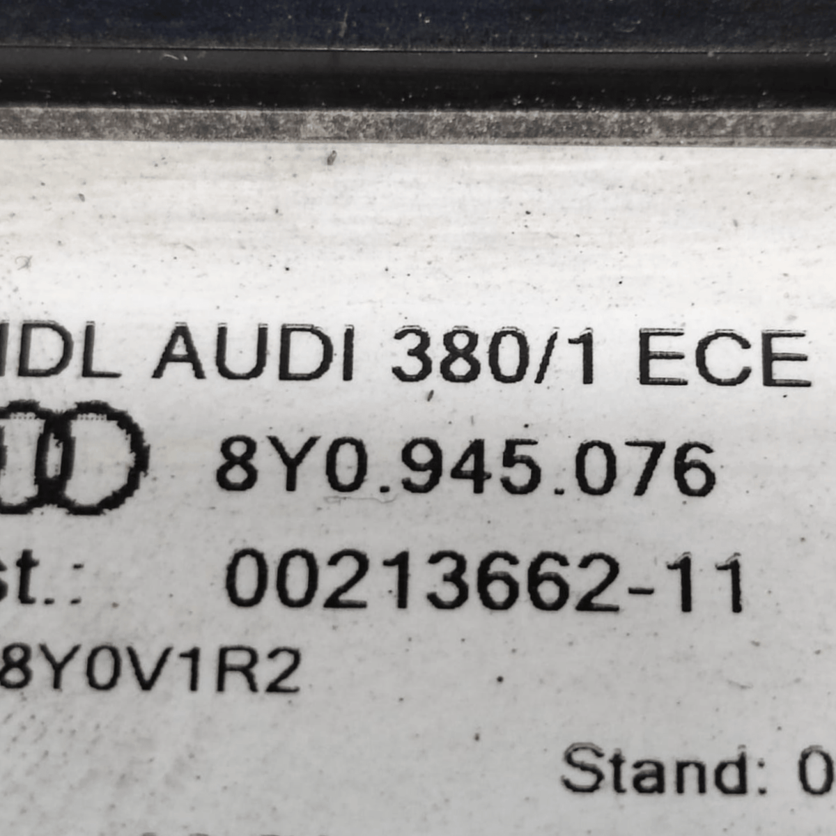 Stop / Fanale Interno Destro Audi A3 8Y COD: 8Y0945076 (2020 - ) - F&P CRASH SRLS - Ricambi Usati