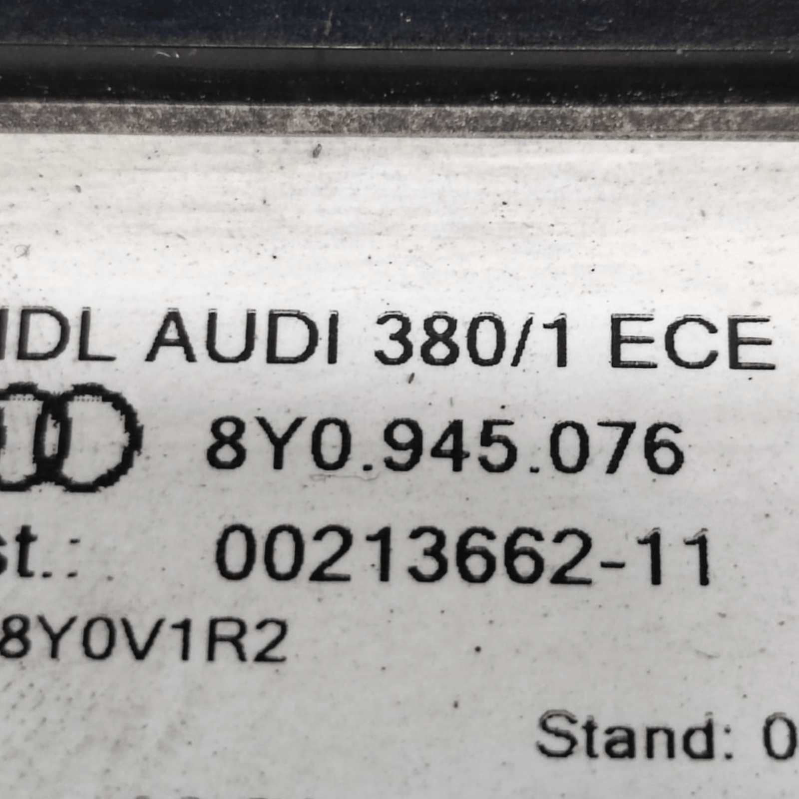Stop / Fanale Interno Destro Audi A3 8Y COD: 8Y0945076 (2020 - ) - F&P CRASH SRLS - Ricambi Usati