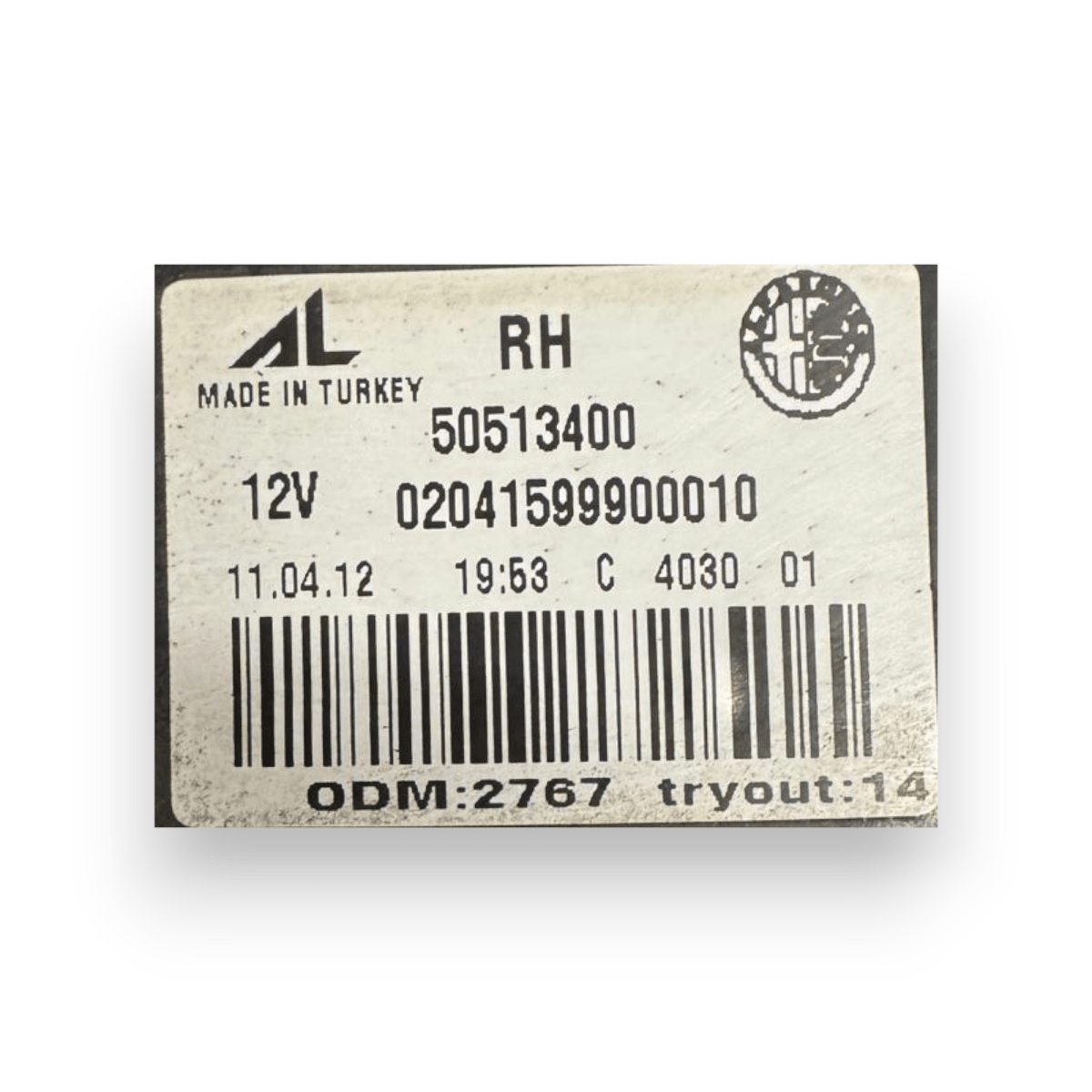 Stop / fanale interno destro (dx) Alfa Romeo Giulietta cod.50513400 (2010 - 2020) - F&P CRASH SRL - Ricambi Usati