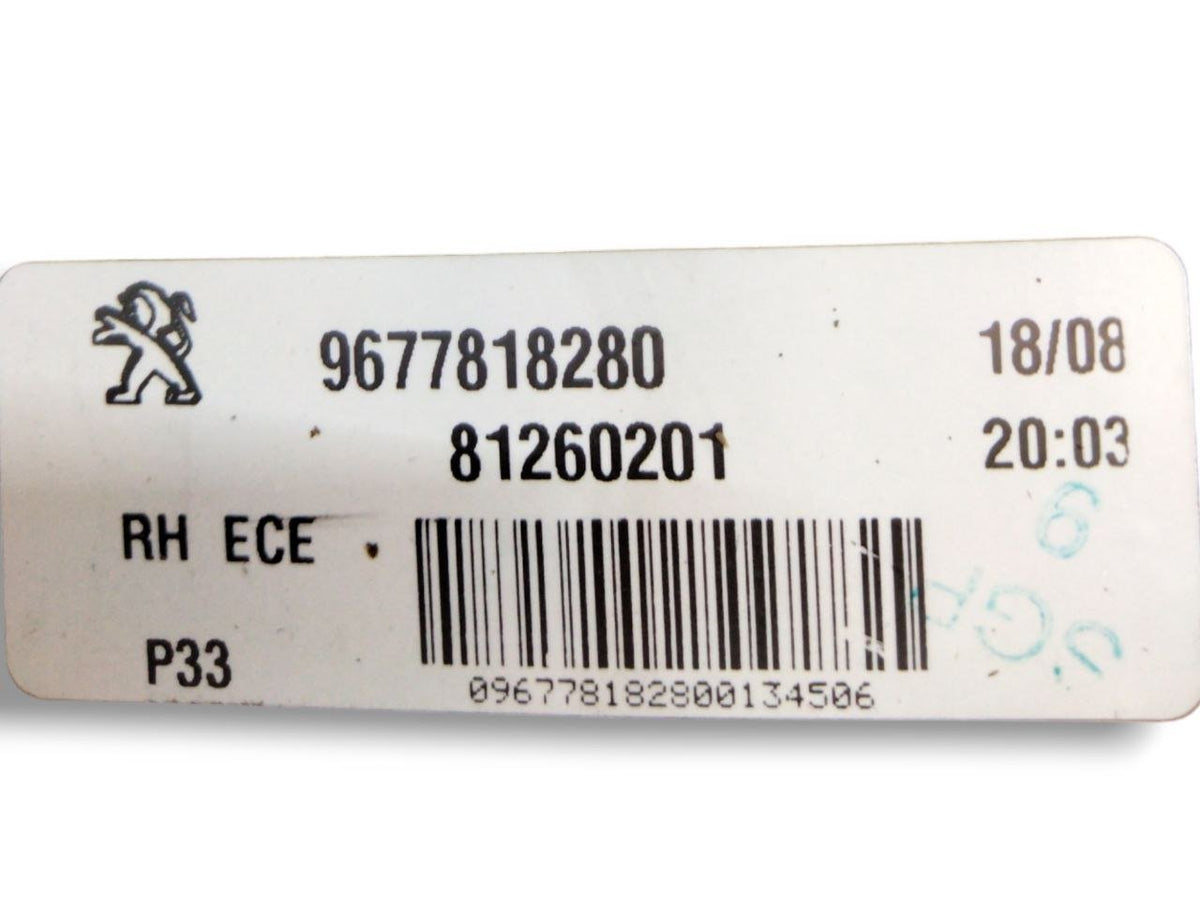 Stop / Right rear interior light halogen Peugeot 308 (2014>) cod.81260201 - F&P CRASH SRLS - Used Parts