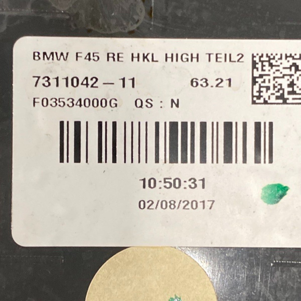 Stop / fanale interno sinistro (sx) bmw serie 2 active tourer f45 Cod: 7311042 - 11 (2014 - 2021) - F&P CRASH SRLS - Ricambi Usati