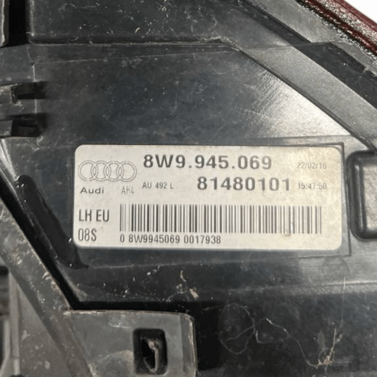 Stop / Fanale Led esterno sinistro (sx) Audi A4 B9 Avant (2015 al 2024) cod: 8W9945069 - F&P CRASH SRLS - Ricambi Usati