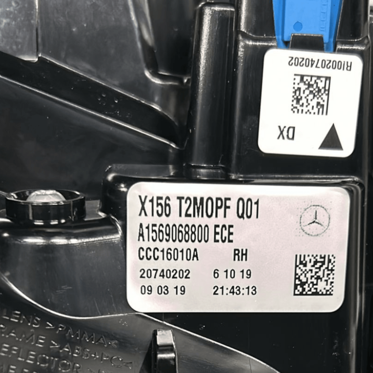 Stop / Rear LED Light Right Interior Mercedes Benz Gla code:X1569068800 (2013 > 2019) - F&P CRASH SRLS - Used Parts