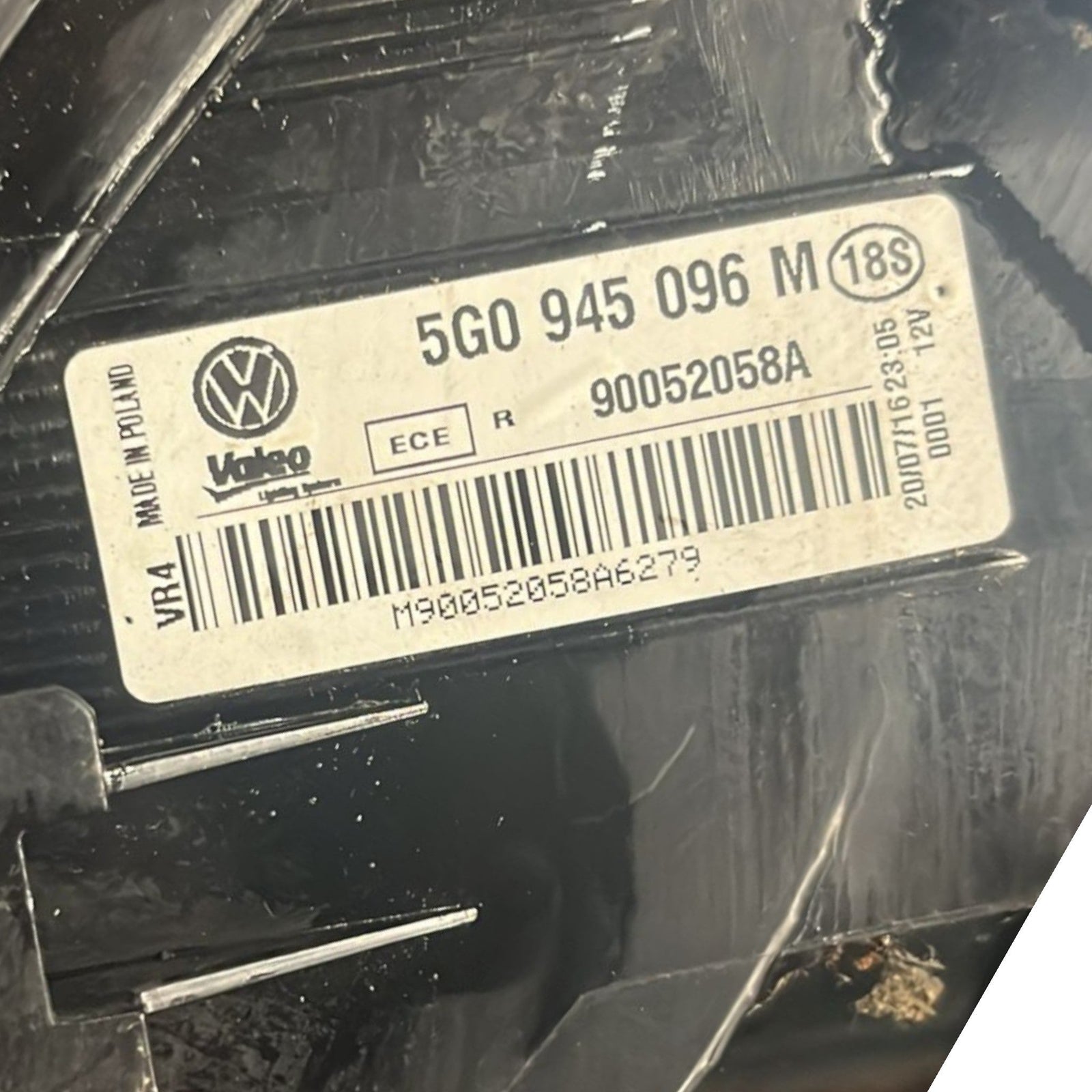 Stop / Fanale Posteriore Destro Alogeno Volkswagen Golf VII cod:5G0945096 (2012 >2021) - F&P CRASH SRLS - Ricambi Usati