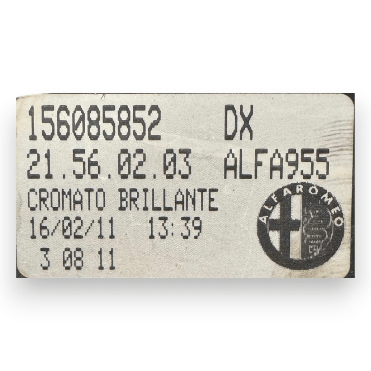 Stop / fanale posteriore destro (dx) Alfa Romeo MiTo cod.156085852 (2008 - 2018) - F&P CRASH SRL - Ricambi Usati