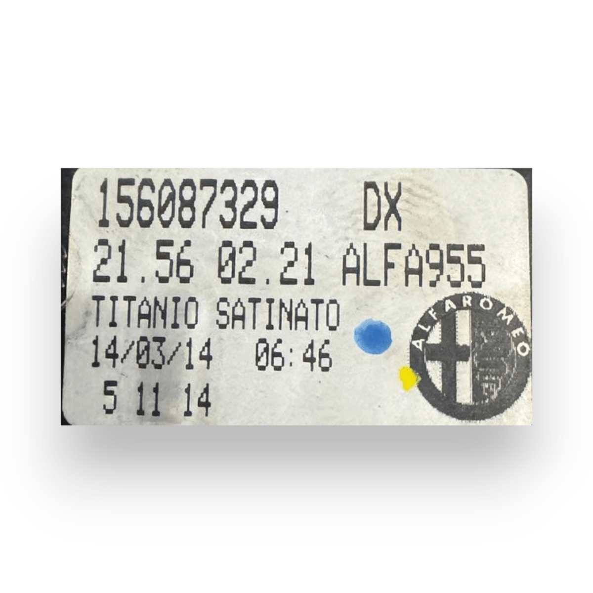 Stop / Fanale posteriore destro (dx) Alfa Romeo MiTo cod.156087329 (2008 - 2018) - F&P CRASH SRL - Ricambi Usati