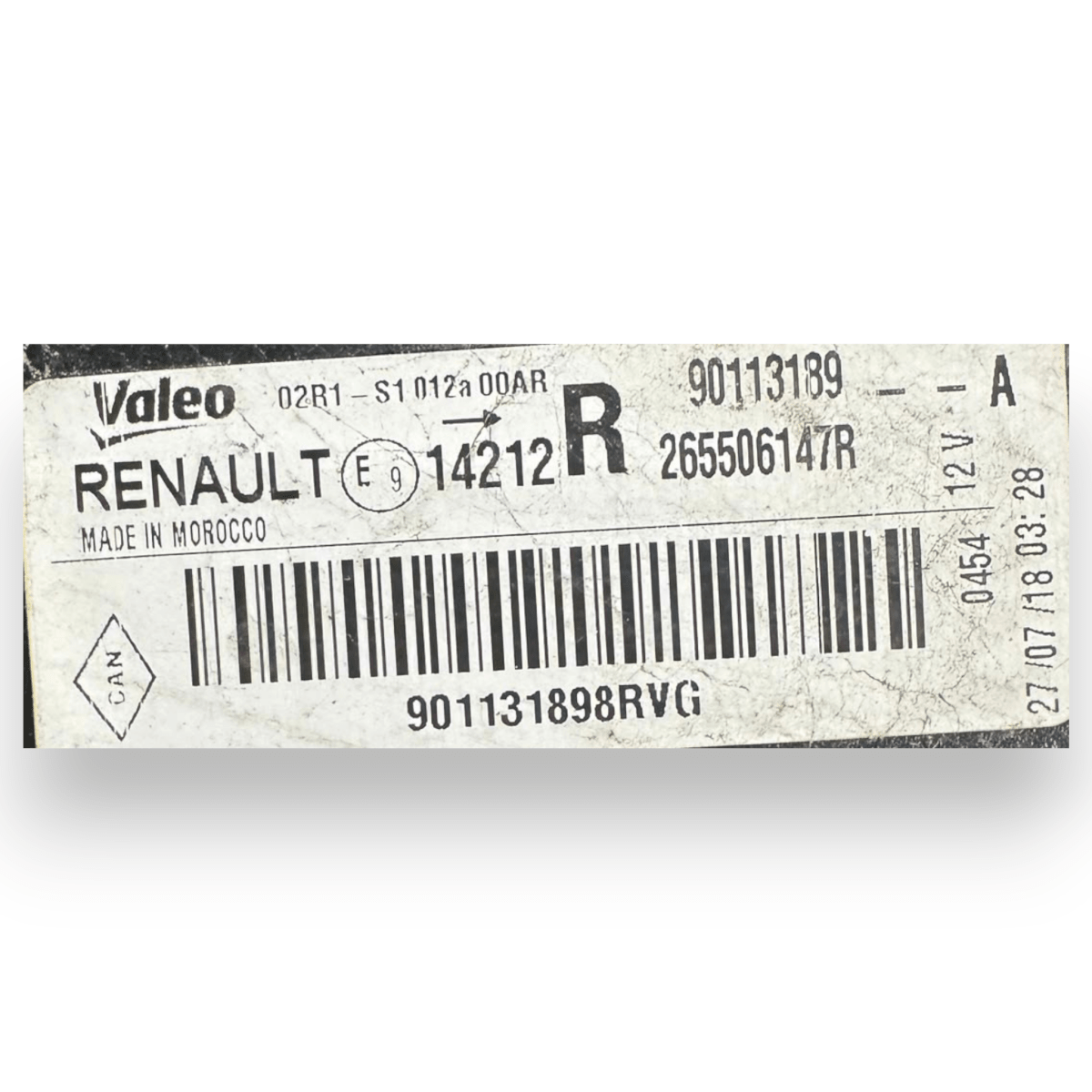Stop / fanale posteriore destro (dx) Dacia Sandero II cod.265506147R (2012 - 2021) - F&P CRASH SRL - Ricambi Usati