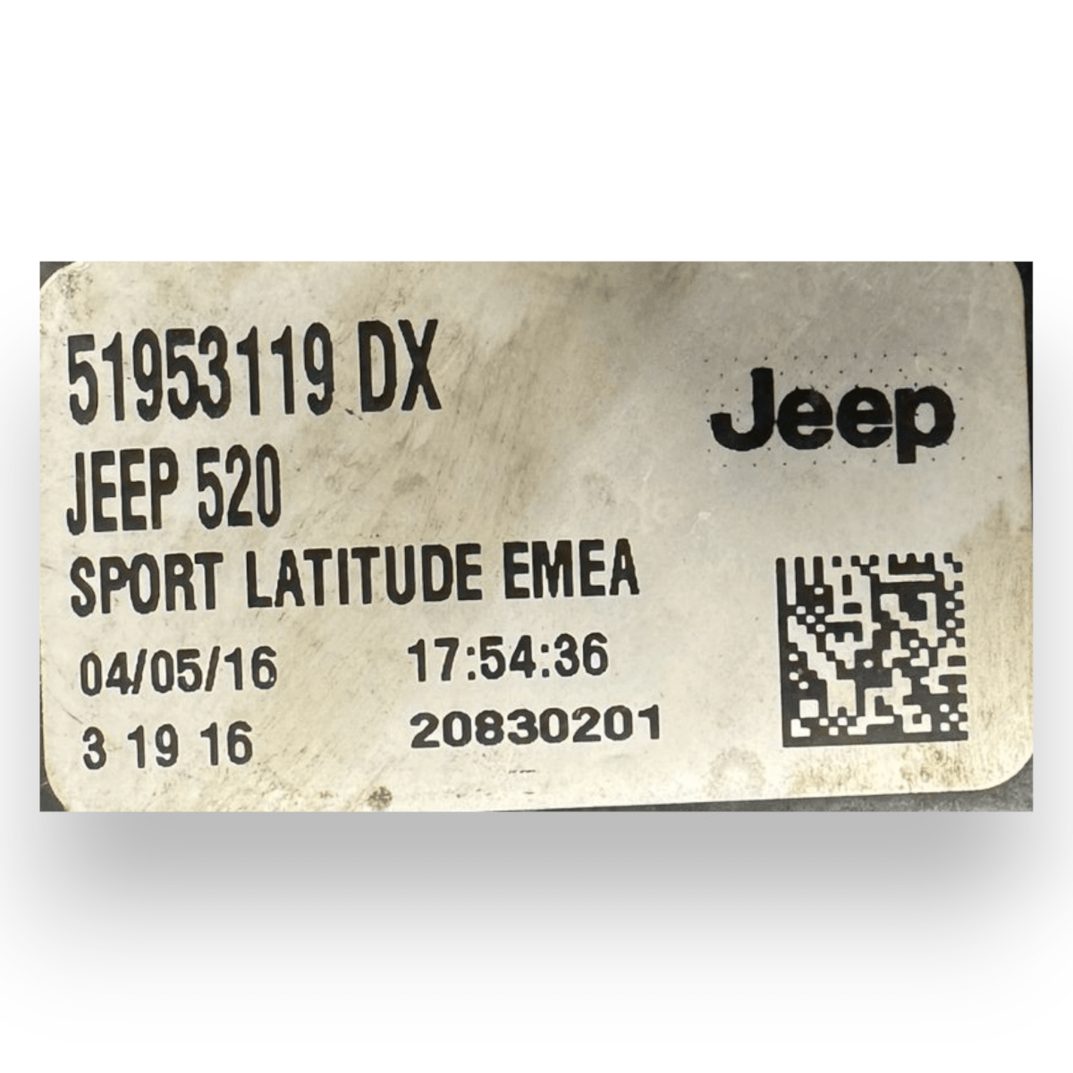 Stop / fanale posteriore destro (dx) Jeep Renegade cod.51953119 (2014 - 2018) - F&P CRASH SRL - Ricambi Usati