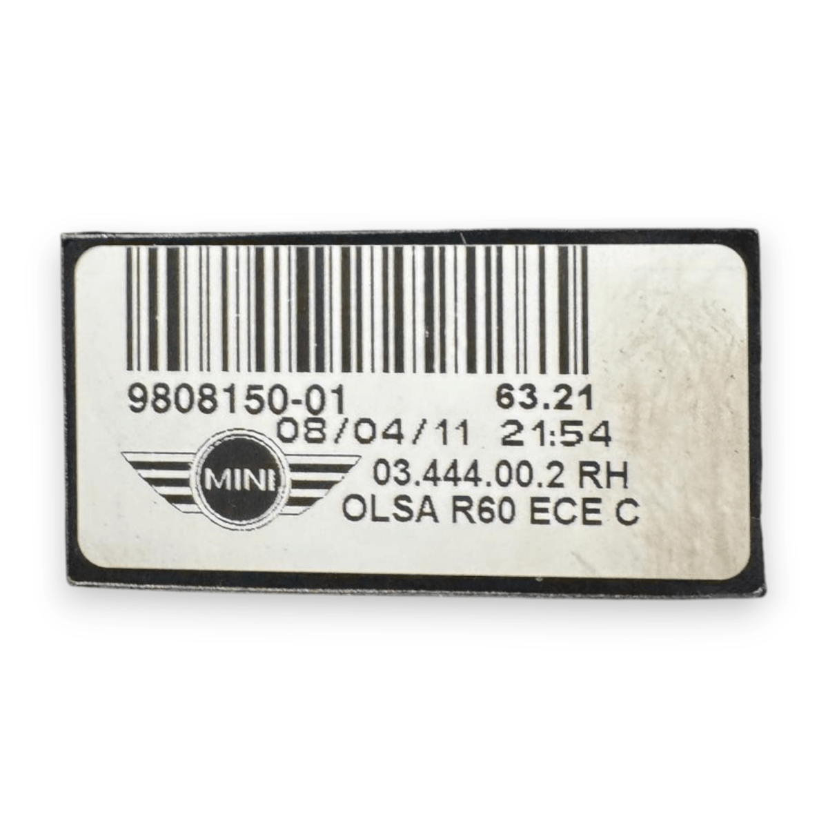 Stop / fanale posteriore destro (dx) Mini Countryman (r60) cod.9808150 - 01 (2010 - 2017) - F&P CRASH SRL - Ricambi Usati