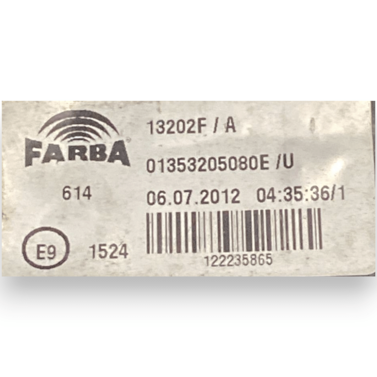 Stop / fanale posteriore destro fiat fiorino cod:01353205080 (2014 - ) - F&P CRASH SRLS - Ricambi Usati