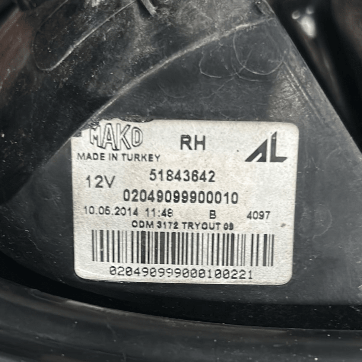 Stop / fanale posteriore destro fiat panda 312 cod:51843642 (2012 >) - F&P CRASH SRL - Ricambi Usati