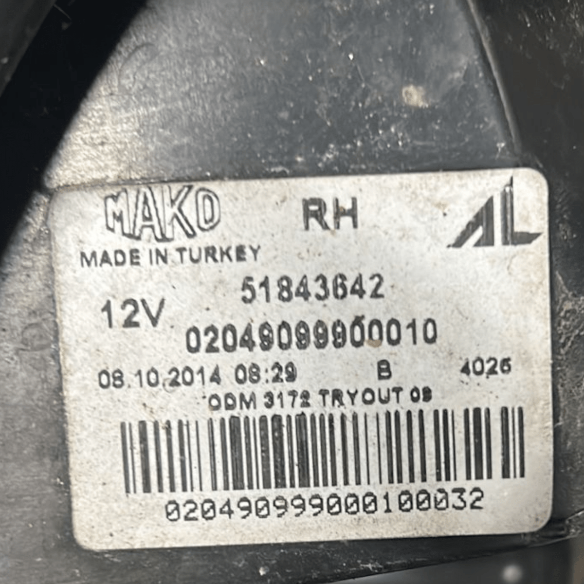 Stop / fanale posteriore destro fiat panda 312 cod:51843642 (2012 >) - F&P CRASH SRL - Ricambi Usati