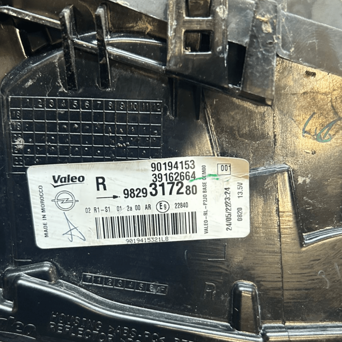 Stop / right rear light opel corsa f cod:9829317280 (2019 >) - F&P CRASH SRLS - Used Parts