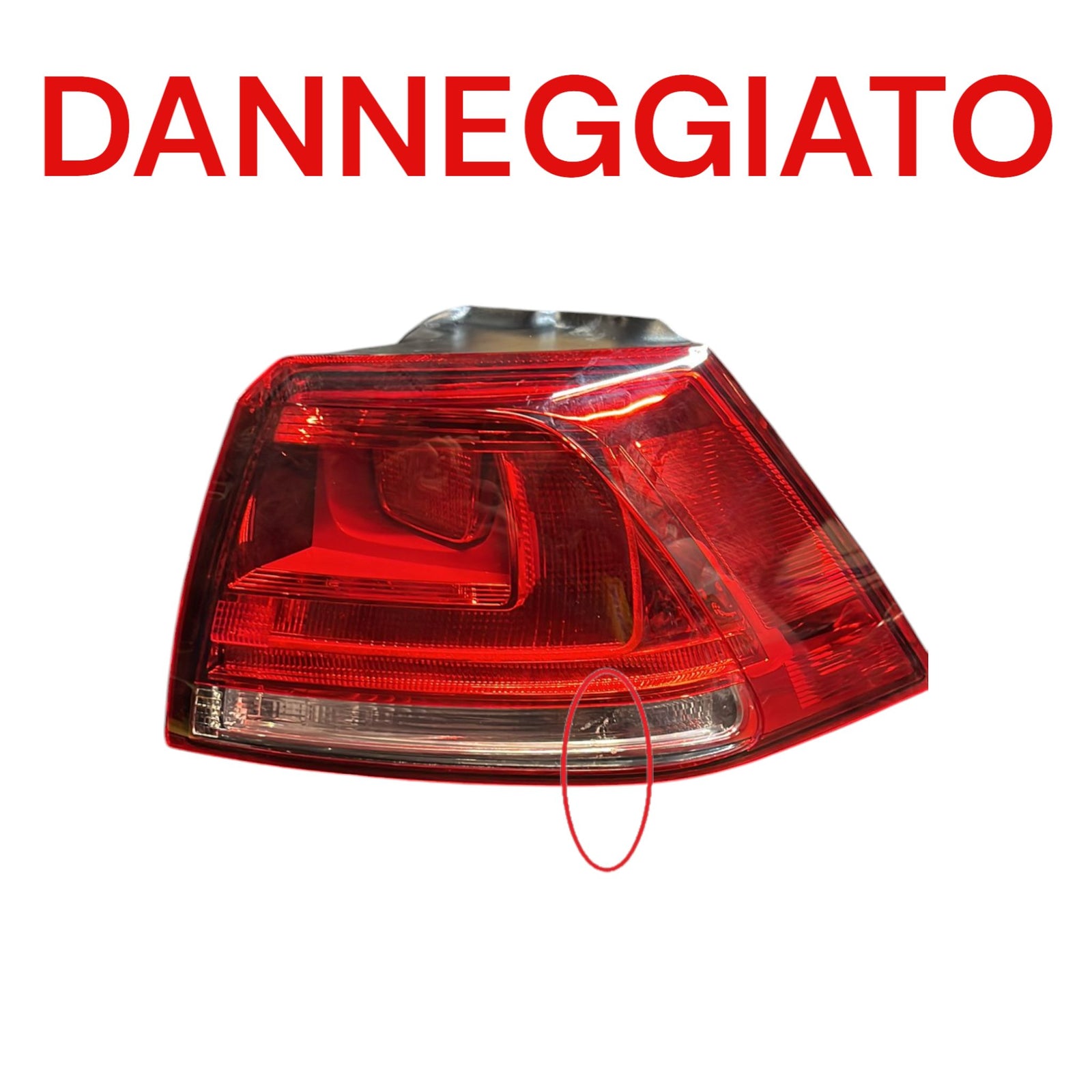 Stop / Fanale Posteriore Destro Volkswagen Golf VII cod:044938 ( 2012 >2019) - F&P CRASH SRLS - Ricambi Usati